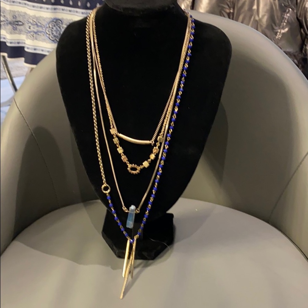Saks fifth Ave California multi strand necklace